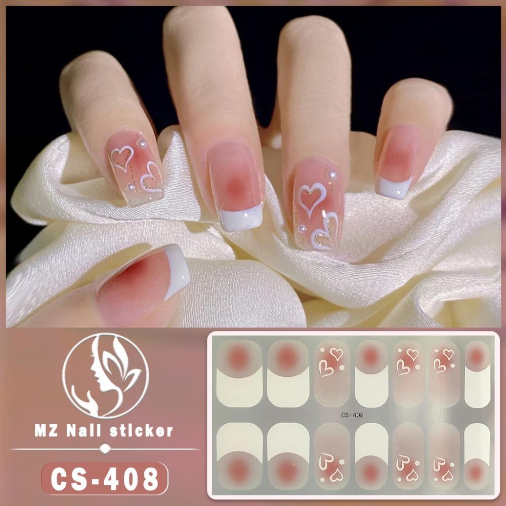 CS No-bake Gel Nail Polish Film Waterproof Full Sticker Chinese Style Panda Manicure Sticker Nail Sticker