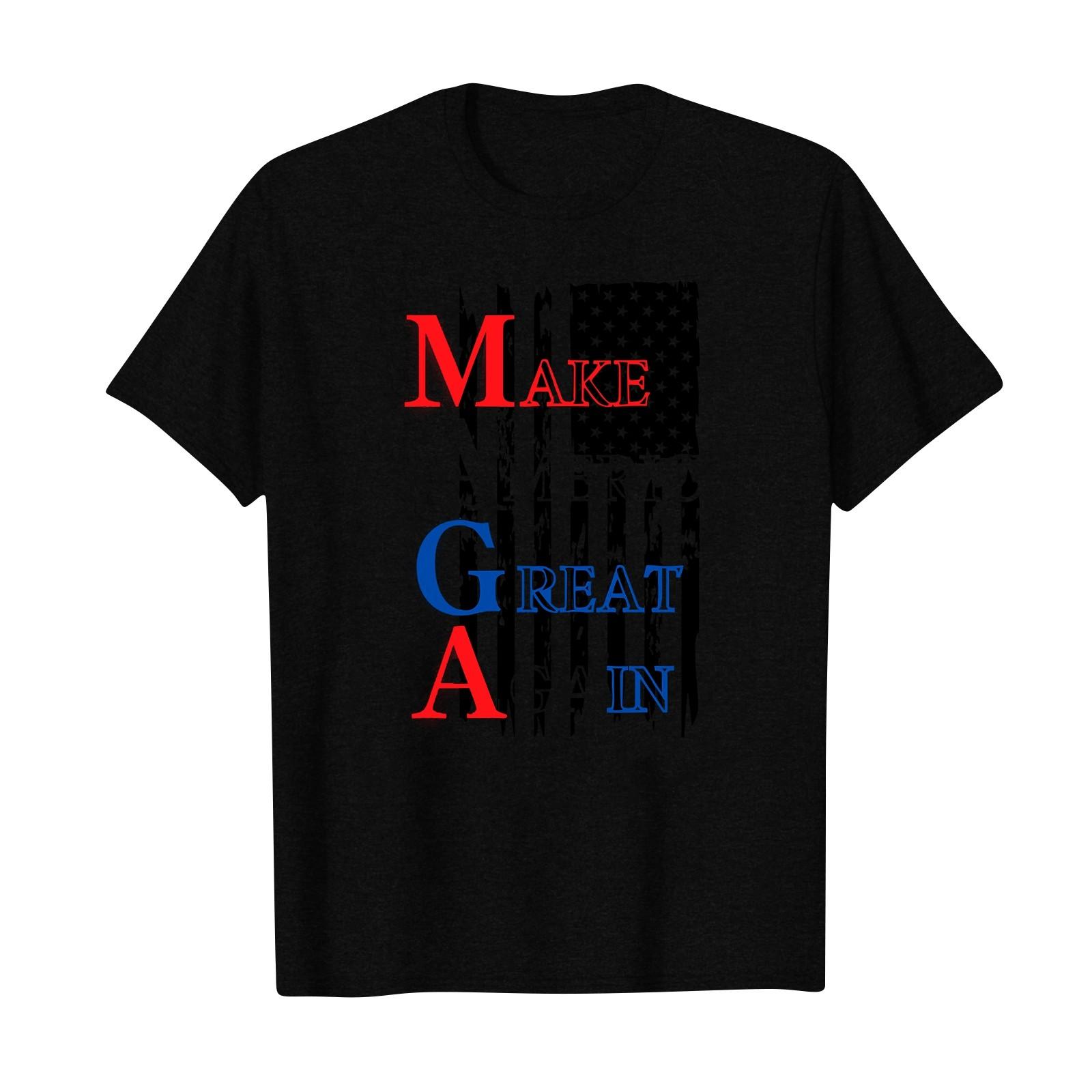 

Мужская модная повседневная футболка с принтом, пуловер с круглым вырезом, топ с короткими рукавами L чёрный