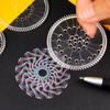 Lustiges Spirograph Zeichenspielzeug Set Kreative Zahnräder Geometrie Schablonen Malvorlage Kunsthandwerk Kinder Pädagogisch Schüler Geschenke