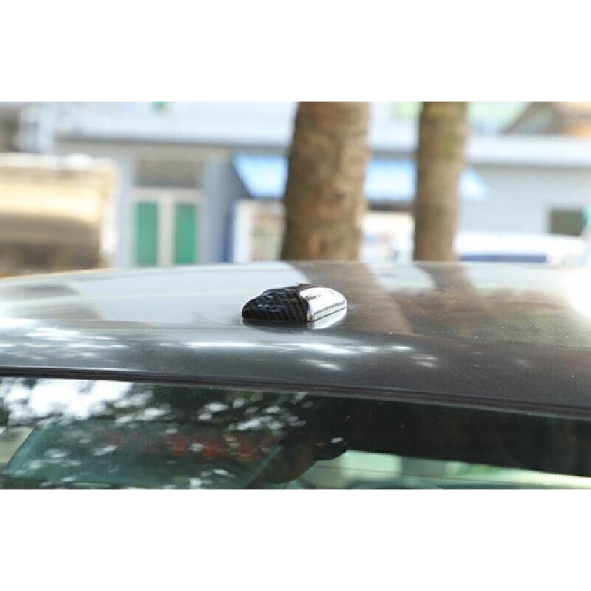 For Dodge Challenger 2009-2023 Carbon Fiber Roof Shark Fin Antenna Aerial Trim