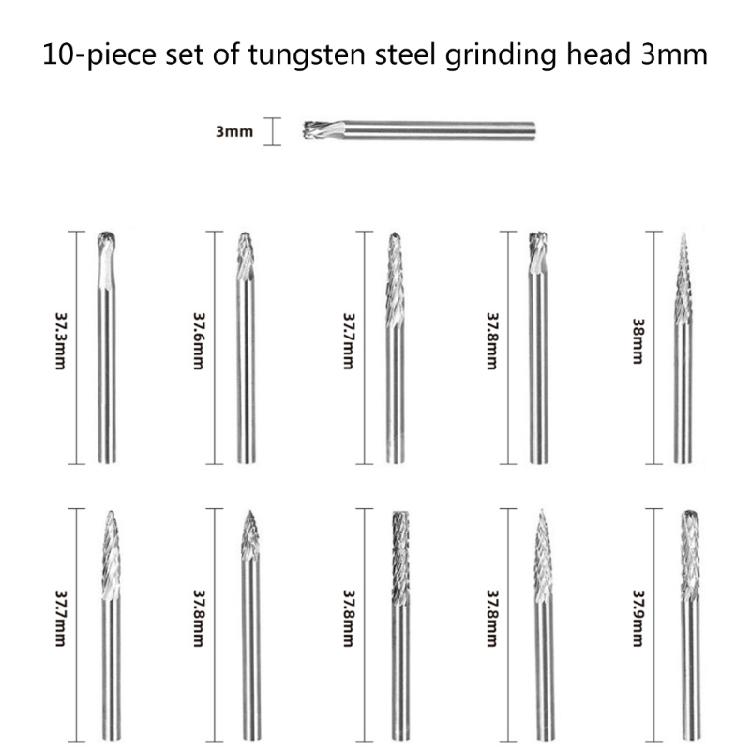 Hartmetall-Rotfräser-Schleifköpfe mit langanhaltender Schärfe für feine Detailarbeiten, komplizierte Handwerksprojekte