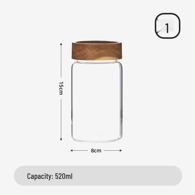 Multipurpose Threaded Glass Storage Jar