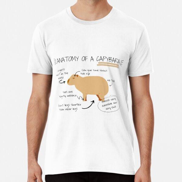 

Anatomy of a capybara T-Shirt S-5XL Best T-Shirt XL