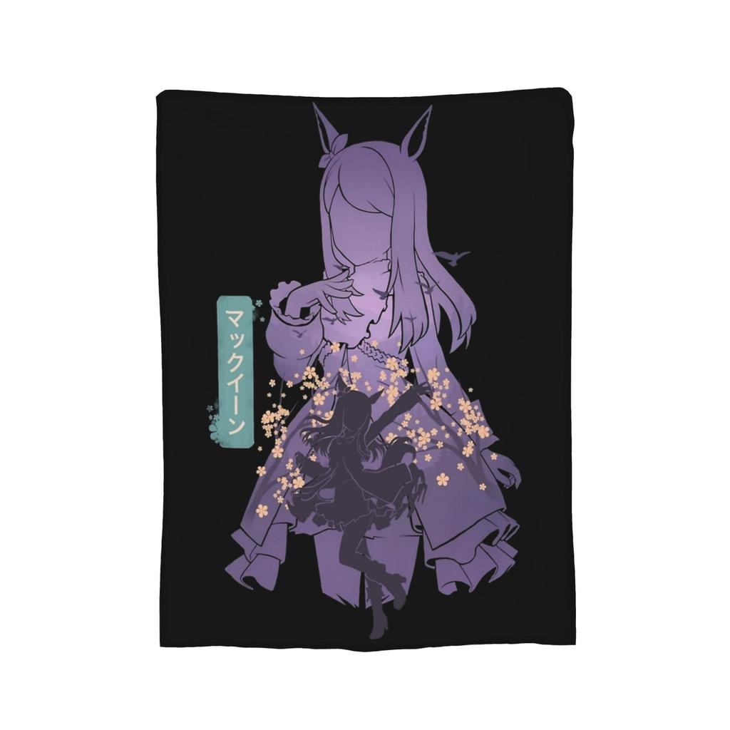 TM Opera O Uma Musume Anime Blankets Flannel Summer Multifunction Super Soft Throw Blankets for Sofa Outdoor Quilt