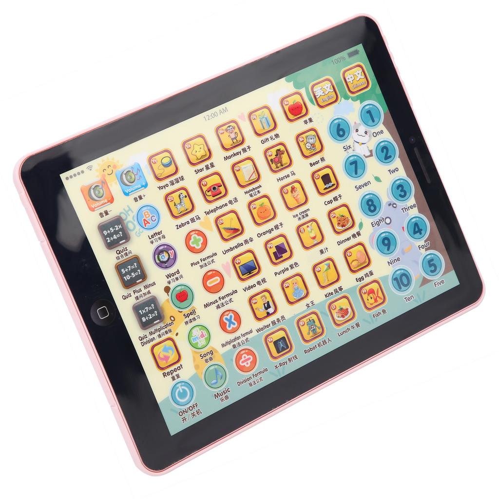 ABS Kid Children Tablet Pad Learning Letters Words Numbers Educational Electronic Toy