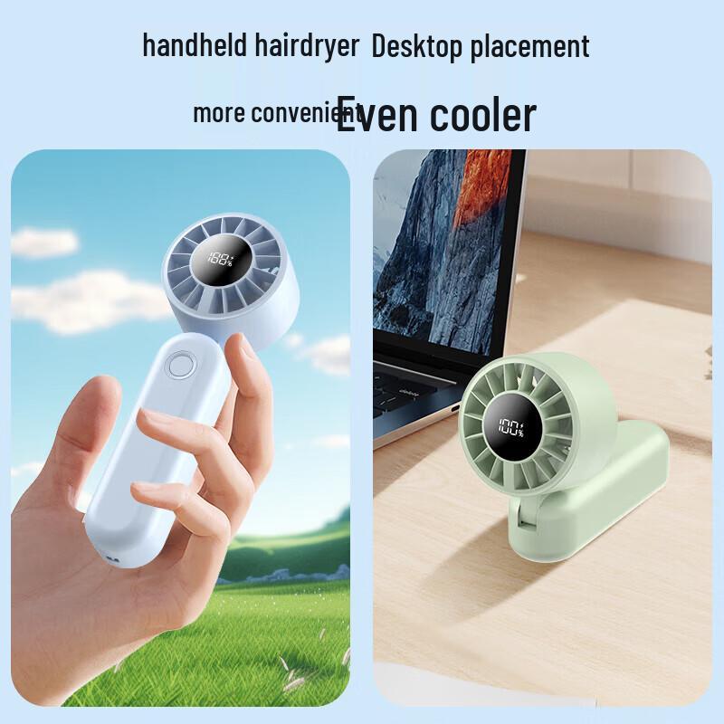 Lemao Mini Foldable Digital Display USB Fan