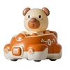 Children'S Collision Car Cartoon Cute Pet Animal Inertia Press Ejection Car Puzzle Sliding Toy Car