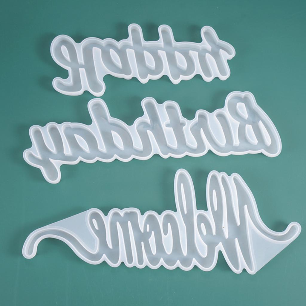 DIY Blessings Decor Doorplate Welcome Party Epoxy Happy Mold