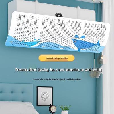 Universal Wall-Mounted Telescopic Windshield for Air Conditioners