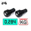 7/8" 22mm Handle Bar Ends Grips Heavy Weight Vibration Reducing Grip Plugs For Honda CB400 CBR600RR F5 Motorcycle Accessories
