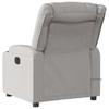 Electric Massage Recliner Cloud Grey Fabric