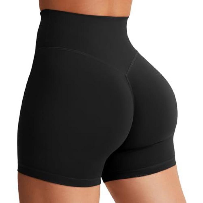 Hohe Taille Po-Hebende Schnelltrocknende Yoga-Shorts