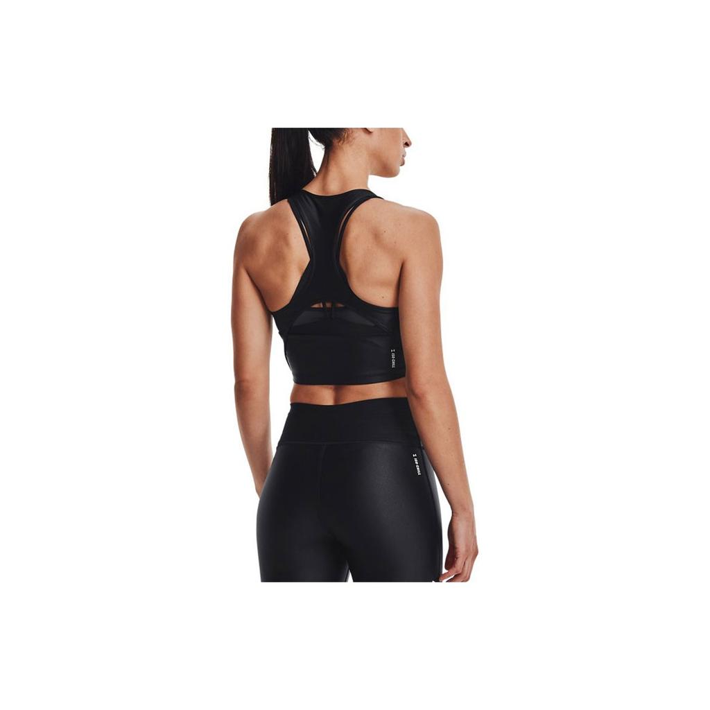 Under Armour Iso-Chill Crop Training Tank Top Women Tops Black 1361151-001