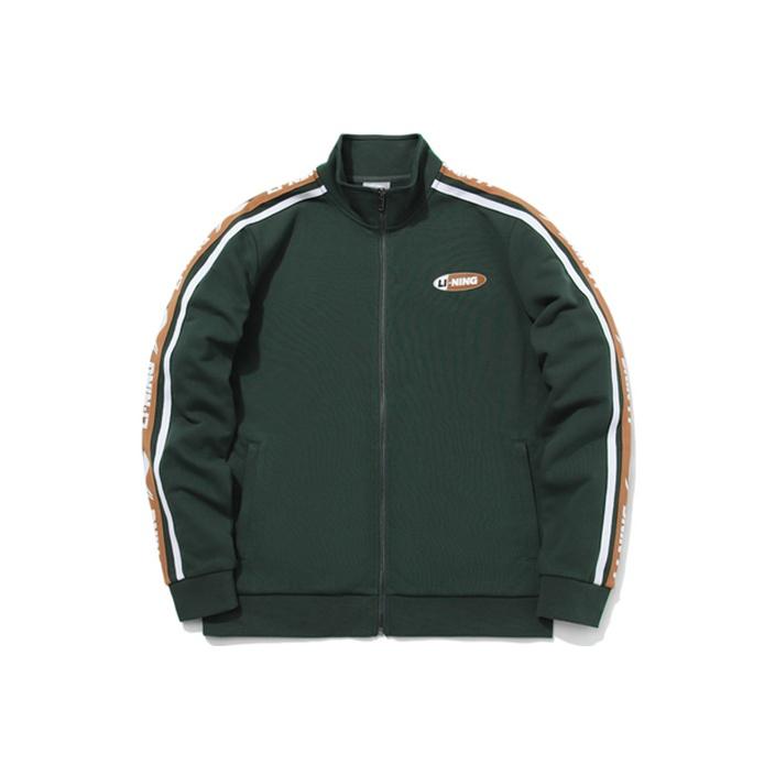 

Li-Ning Stand Collar Full Zip Logo Casual Sports Jacket Unisex jackets Dynamic-Green AWDQ368-11 S