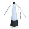 Portable Mosquito Repellent Fan with LED Light USB Rechargeable Electric Fly Repeller Pest Control Fan for Outdoor Dinner