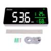 Sound Level Meter Wall Hanging 30 130dB 11 Inch LED Screen Noise Temperature Humidity Meter with Time Display for Home
