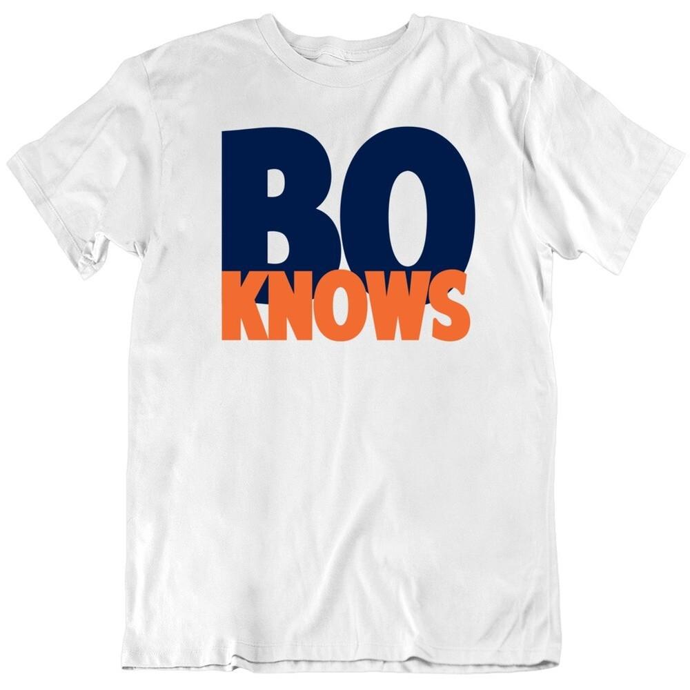 

Bo Nix Football Fan Bo Knows Parody T Shirt 2XL