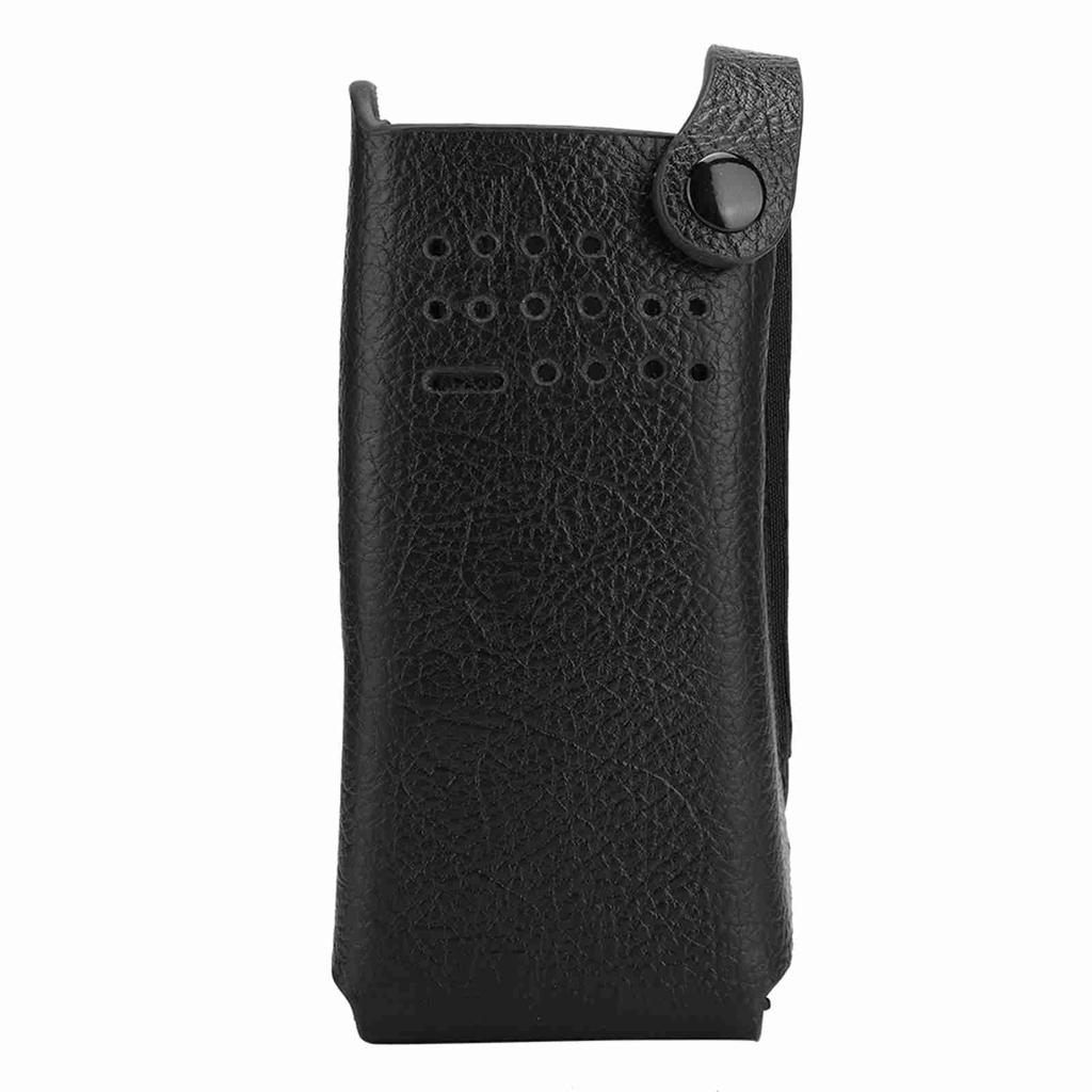 Harte PU-Ledertasche mit Rückenclip, Nylon-Schultergurt für Motorola GP328D Walkie Talkie