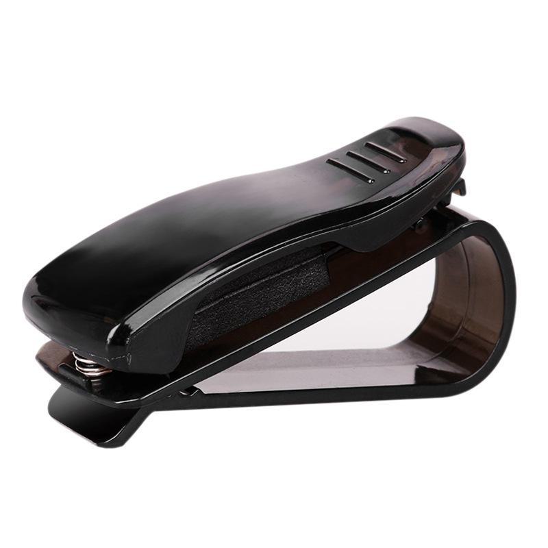 S-Shaped Multifunctional Car Sun Visor Sunglasses and Bill Clip