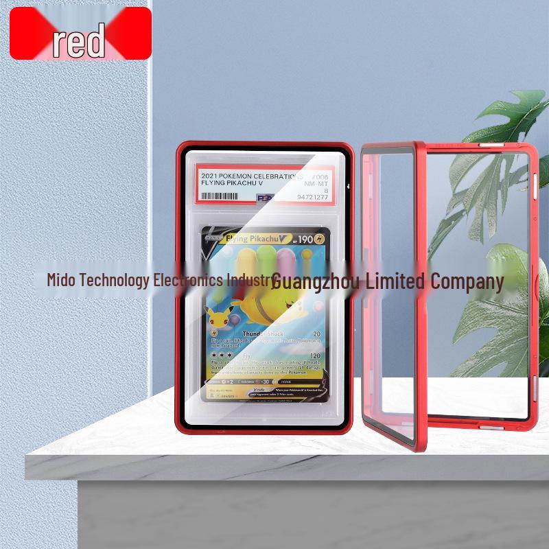 Aluminum Alloy Tempered Glass Protective Cover for PSA, BGS, CGC Rated Cards