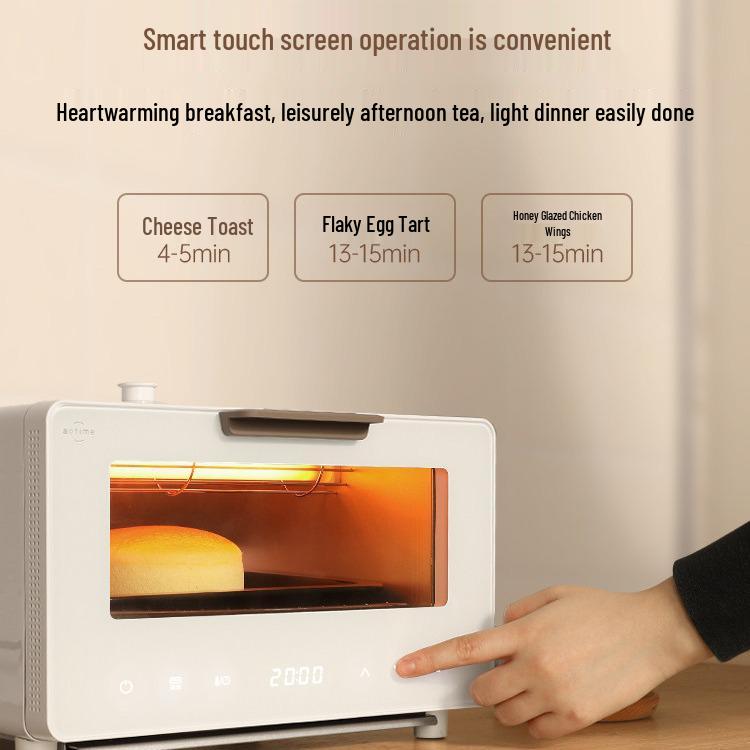 Compact Multifunction Mini Oven: Steam & Bake Electric Countertop Appliance
