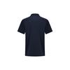 Li Ning Polo Shirts Men's Ink Blue Polo Collar Moderate Straight Fit APLS227-2