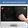 Car Screen Cleaner Cloth - 4"×4" Premium Microfiber Pad for Touchscreen & Dashboard, Anti-Static & Scratch-Free, Interior Cleaning Wipes for LCD