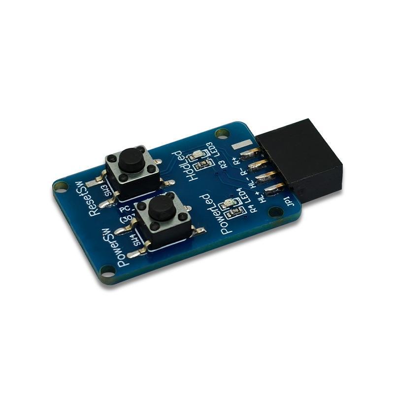 Pc Power Reset Switch External Module 9Pin Motherboard Header Power Led Indicator For Computer Case Test Board Repair Diy