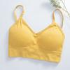 Bralette Fitness Krajka Spodní prádlo s tenkým ramenním popruhem Dámské Protilehké Nárazuvzdorné Push Up Sexy podprsenka se zkříženými zády