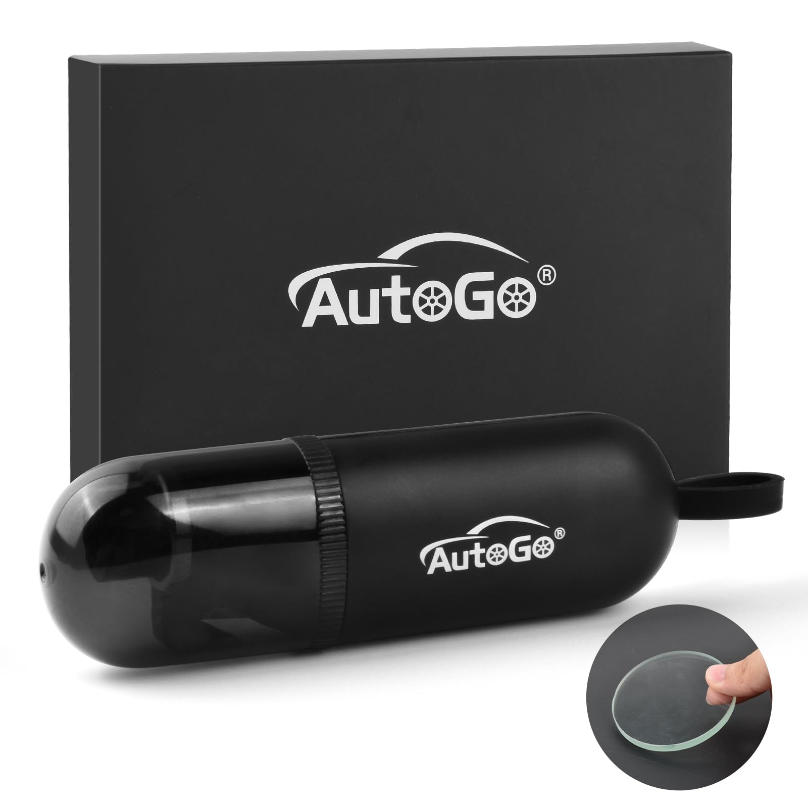 

AutoGo Emergency Escape Hammer, Car Glass, Breaker, Seat Belt Cutter, Multifunctional, One-Second Escape, Underwater, one piece чорний