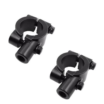 2er Pack Schwarz Solide Lenkerklemme Nicht Leicht Umfallen Spiegeladapter Spiegelhalter