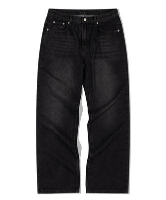 DE GRAND MATIN Washed Denim Pants_Black