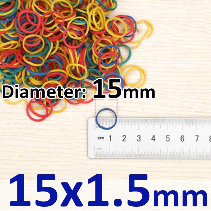 

Диаметр 15 мм-50 мм цветные высокоэластичные резинки принадлежности растягивающиеся латексные кольца для школьных канцелярских принадлежностей 100Pcs