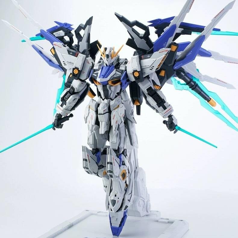 Charon Mecha Robot Building Blocks Alloy Skeleton MG 1:100 Scale Full Action Plastic Kit Assemble Model Gifts For Children