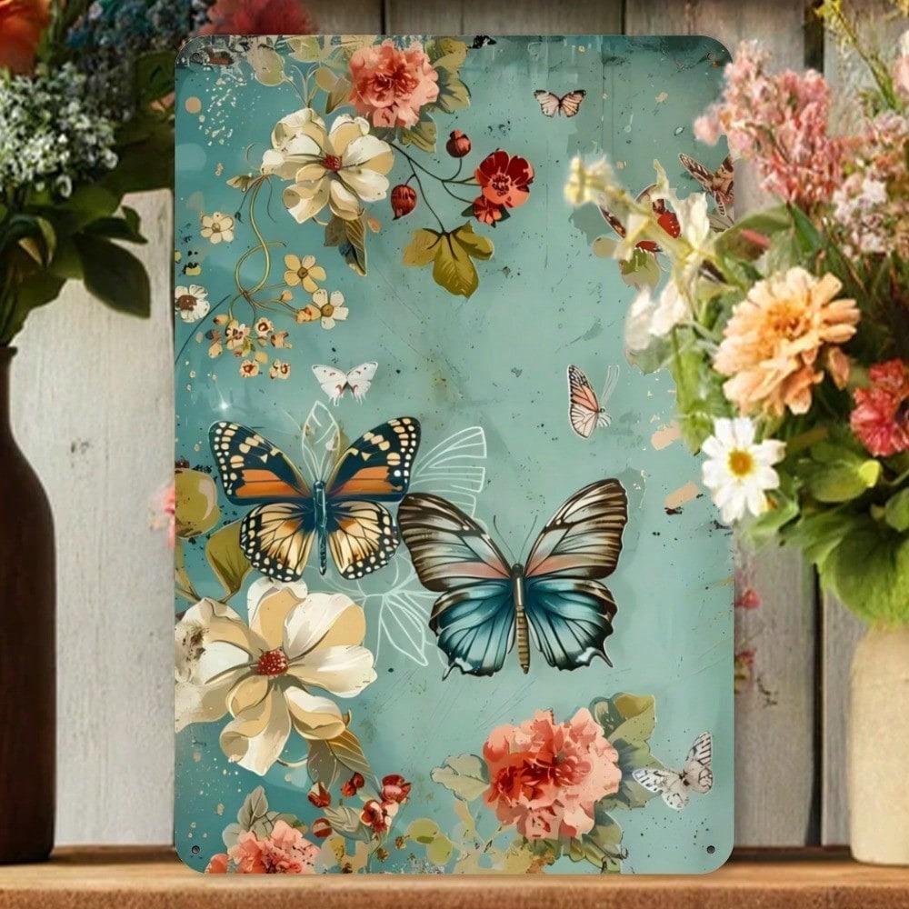 Vintage Metal Tin Sign Wall Art Home Decor Bar Cafe Farmhouse