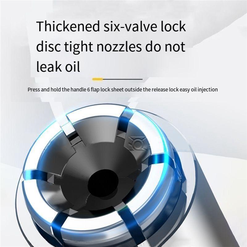 ABBY-Grease Tool Coupler 12000 PSI NPTI/8 Oil Injection Nozzles Nozzle Oil Pump Car Syringe Lubricant Tip Repair Accessories