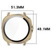 Glass+Case for Samsung Galaxy Watch 7 44/40mm Turning into Ultra 47mm Upgrade All-Around Protective Protector Cover Bumper