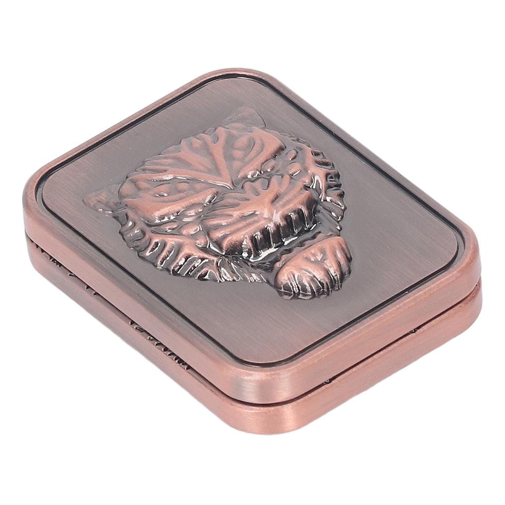 Metal Push Slider Magnetic Skull Portable Engraved Click Stress Relief Fidget Slider Toy for Office