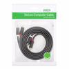 Greenlink Dual Lotus Head 2RCA Male-to-Male Audio Cable - Red and White AV Signal Line