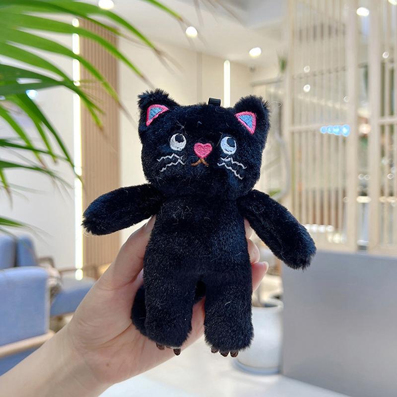 

Кулон Кошка Волна Точка Кукла Игрушка Брелок Шарм для Сумки Декор для Рюкзака Аксессуары для Ключей от Машины Украшение Детская Плюшевая Подарочная Игрушка чёрный