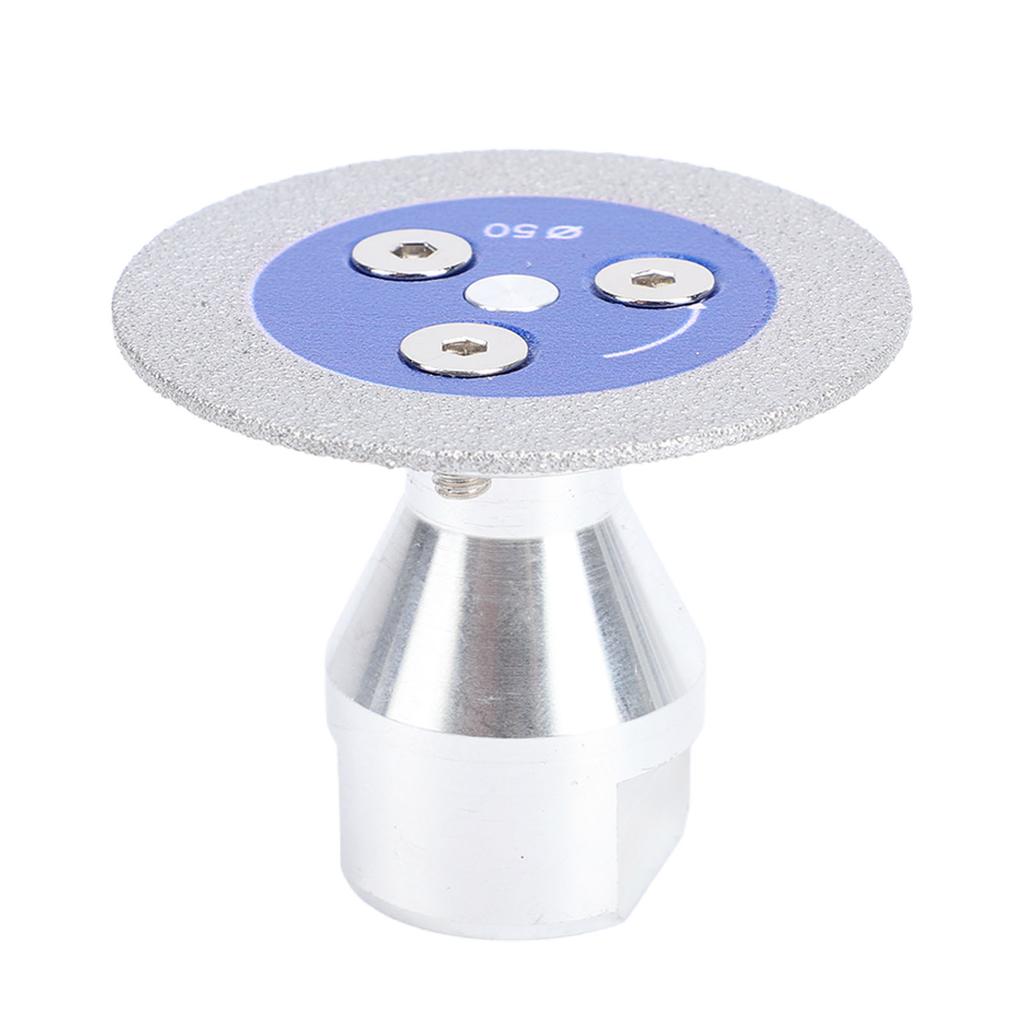 3PCS Brazed   Saw Blades   Angle Grinder Cutting Carving Disc for Marble   Stone Concrete 50MM Outer Diameter Blue