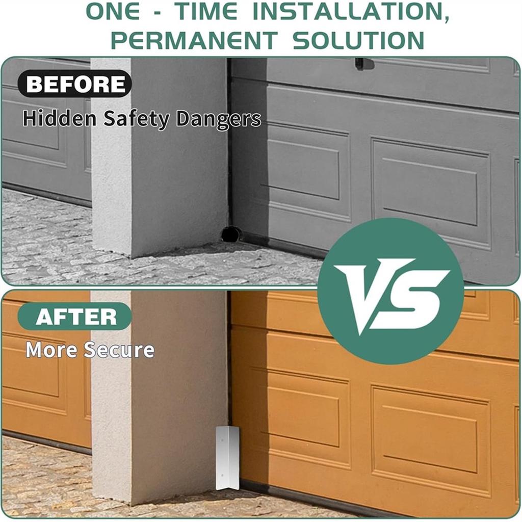 2026 Nuovo Set da 2 Pezzi Guarnizione per Porta del Garage Protezione Anti-Topo, Robusta Protezione in Acciaio Inossidabile per Topi e Serpenti per Porta del Garage, Soluzione Permanente