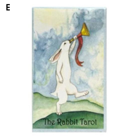 Tarot Decks English Wear Resistant Lightweight Augury Witch Energy Oracle Paper Cards Table Game for Daily Use