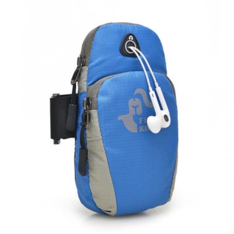6in Outdoor Sport Running Arm Bag Wrist Pouch Exercise Jogging Gym Adjustable Waterproof Phone Arm Bag for Phone Keys