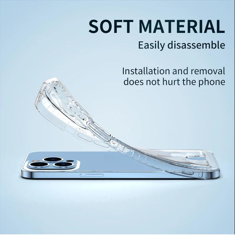 For iPhone 13 13Pro Pro Max 13ProMax ProMax Case For Apple 13Mini Mini Card Pocket Clear Full Camera Phone Cases Back Cover Capa