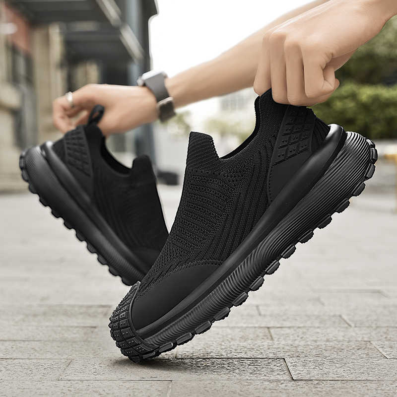 Parkour Round Tip Shoes Men Daily Loafers Luxury Trainers For Men Gray Sneakers Sport Traning Out Sapatenis Outside Comfort