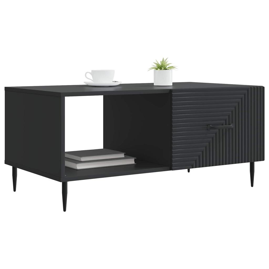 Coffee Table Black 90 x 50 x 40 cm Particleboard