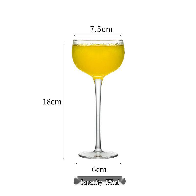 High-Stemmed Cocktail & Martini Glass Set - Creative Internet Celebrity Design