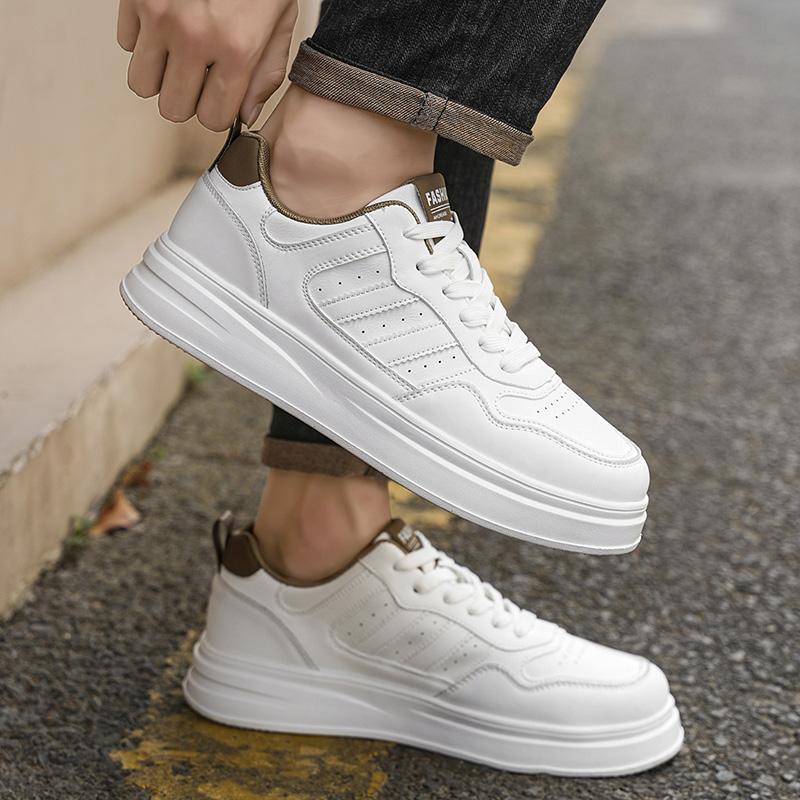 Nové Pánské Klasické Módní Nízké Tenisky na Skateboarding s Tlustou Podrážkou Pohodlné Měkké Podrážky Basketbalové Tenisky