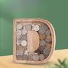 Letter Piggy Bank Piggy Bank Holiday Gift Transparent Piggy Bank Wooden English Animal Creative Wood